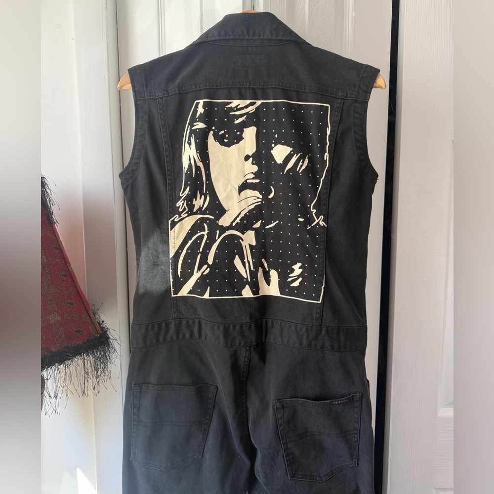 Hysteric Glamour Black Button Up Jumpsuit